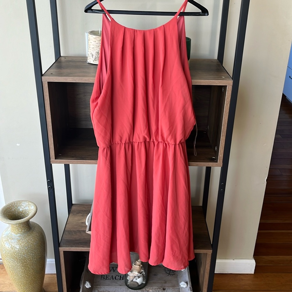 Lush size large melon dress really, pretty worn once